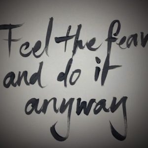 fehlte fear and do it anyway Blogbeitrag von drumstuff